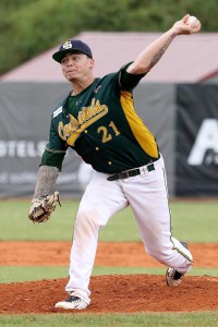 Wil Lee (Australia) struck out 13 batters in 6 and 2/3 in the 2015 Finals (photo by Jan Benes)