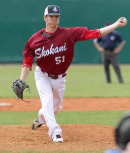 Jack pitching for the International Stars at 2014 Prague Baseball Week