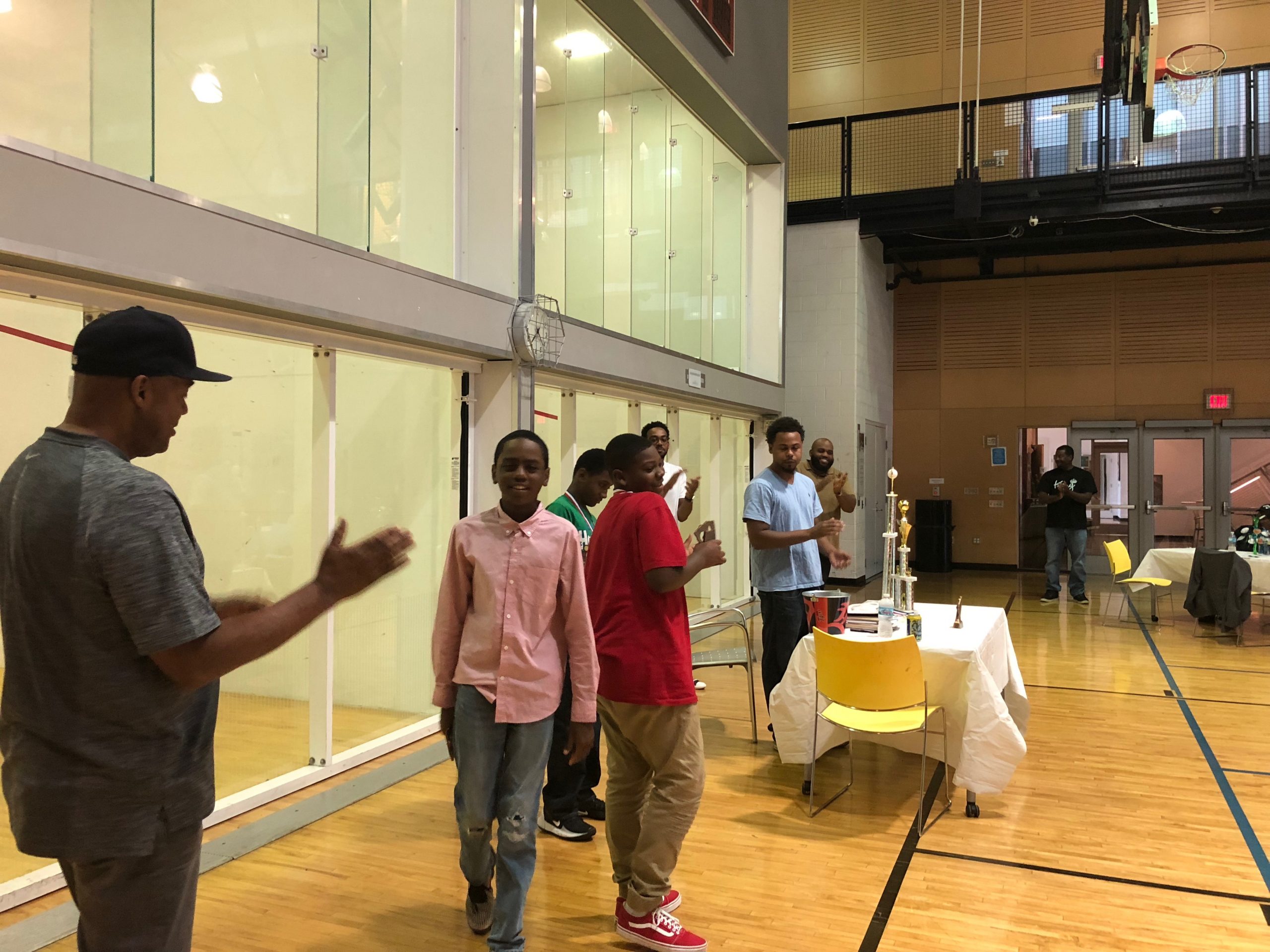 Asante Parker receiving award 1